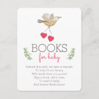 Sweet Mamma Bird med Hearts Bokar för Baby