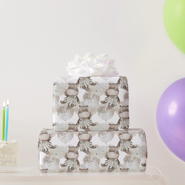 Sweet Måne Dreams Hippo, Gnistra Bubons Presentpapper (Festgåvor)