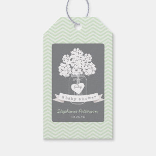 Sweet Mason Burk Neutralt Baby Shower Gift Märkre Presentetikett