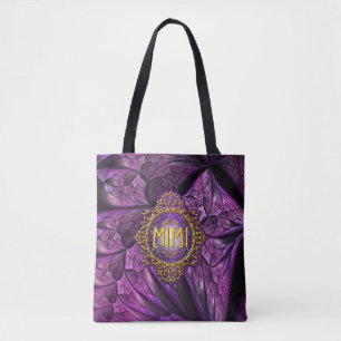 Sweet MIMI Royal Lila & Guld Tygkasse