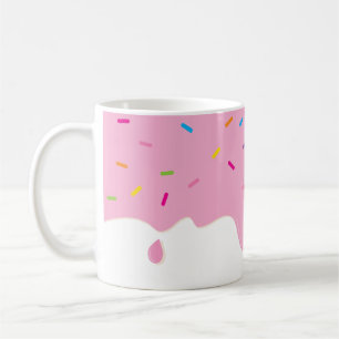 SWEET MODERN-dippning av skumbildande glasssprinkl Kaffemugg