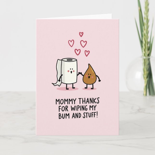 Sweet Mommys Day Hearts Card Kort (Framsida)