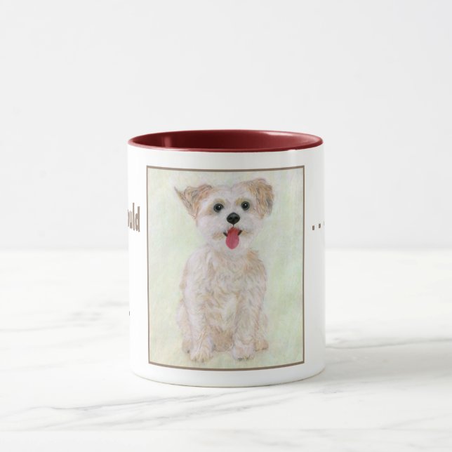 Sweet Morkie Hund Mugg (Center)