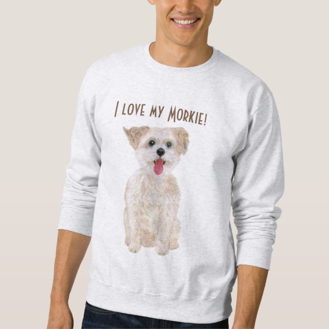 Sweet Morkie Manar Sweatshirt (Framsida)