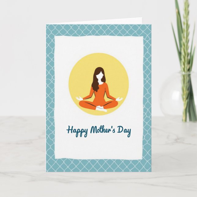 Sweet Mothers Day Sun Glow Card Kort (Framsida)