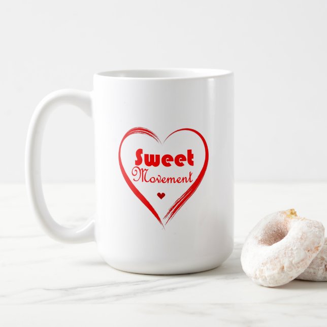 Sweet Movement Gift  For Valentine Day Tea & Kaffemugg (Med munk)