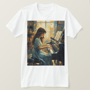 Sweet Musical Gift för barn,Music Älskare och Fami T Shirt