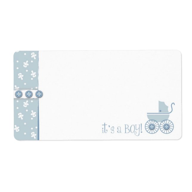 Sweet One Boy Namn bricka Fraktsedel (Framsidan)