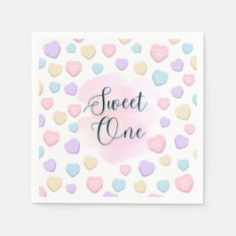 Sweet One First Birthday Napkins Pappersservett