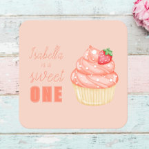 Sweet ONE, rosa tjejer första födelsedagsfesten