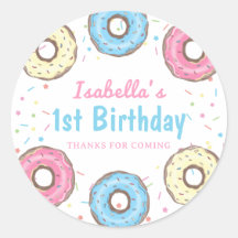 Sweet One Sprinkles Donut 1st Birthday Tack