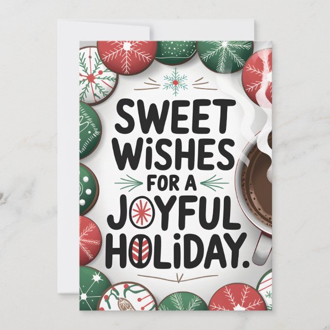 Sweet Önskemål - julkort (Framsida)