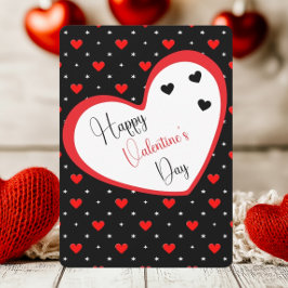 Sweet Önskemål Red Heart Valentines day Julkort