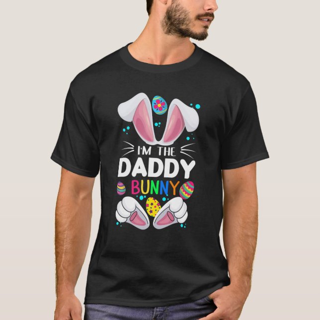 Sweet Pappa Påskhare.. Jag är pappa Bunny Påsk T Shirt (Framsida)