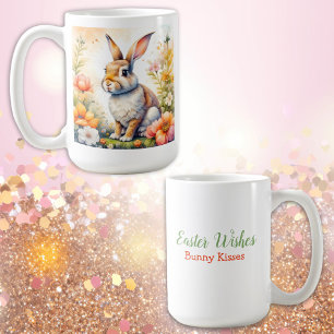 Sweet Påsk Blessings Vintage Bunny Rabbit Kaffemugg