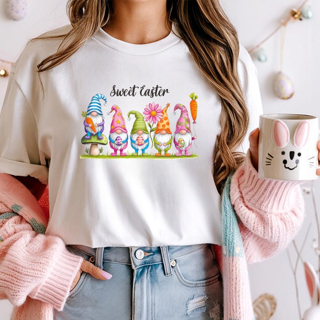 Sweet Påsk Gnome, Glad påsk T Shirt (Skapare uppladdad)