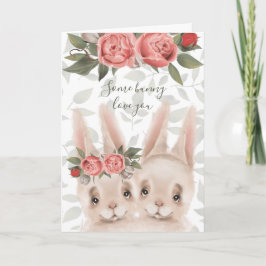 Sweet Påsk lite Bunny Kärlek You Helgkort