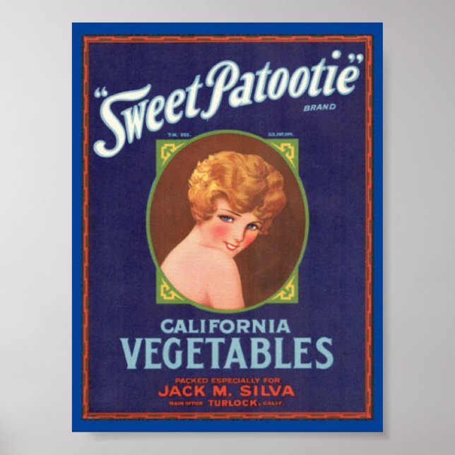 Sweet Patootie Brand Poster (Framsidan)