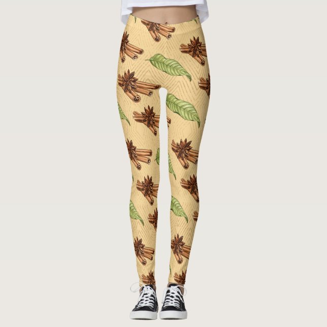 Sweet Pea Flower Leggings (Framsida)