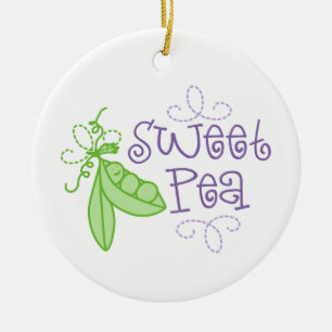 Sweet Pea Julgransprydnad Keramik