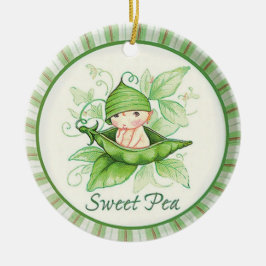 Sweet Pea Julgransprydnad Keramik