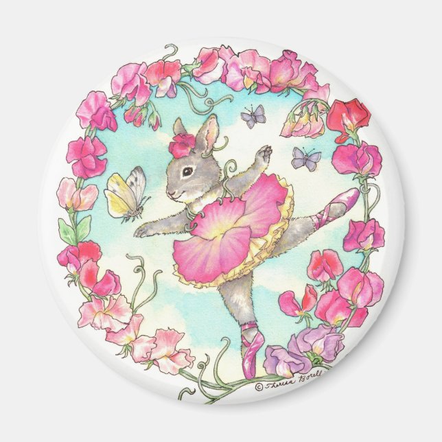 Sweet Pea Magnet (Framsidan)