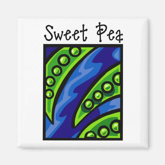 Sweet Pea Magnet (Framsidan)