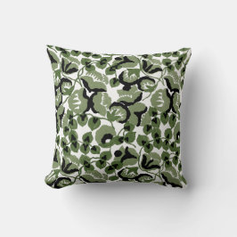Sweet Pea (Olive) Fine Art Kudde
