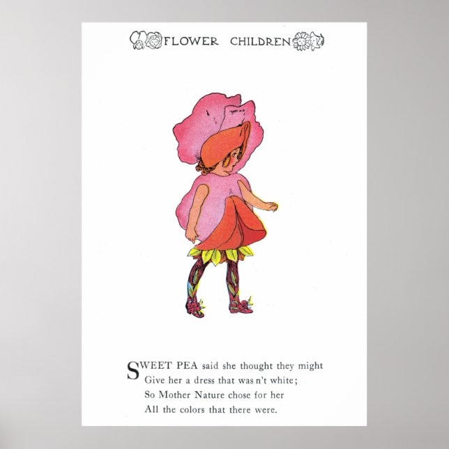 Sweet Pea Poster (Framsidan)