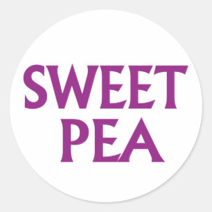 Sweet Pea Runt Klistermärke