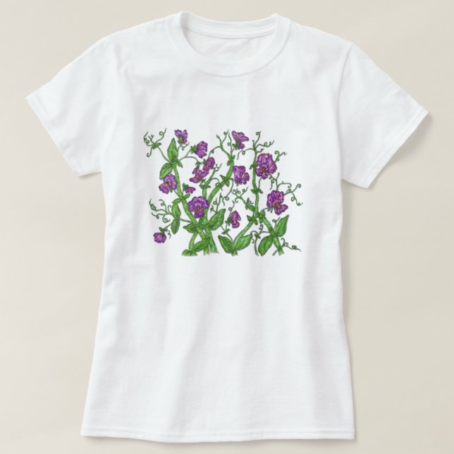 Sweet Pea T Shirt (Design framsida)