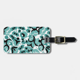 Sweet Pea (Teal) Fine Art Bagagebricka