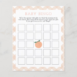 Sweet Peach | Baby Bingo Shower Game