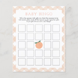 Sweet Peach | Baby Bingo Shower Game