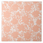 Sweet Peach Blommar Flowers Kakelplatta<br><div class="desc">Omvandla dina tillbehör till en modern och sofistikerad design med den här botaniska illustrationen av persikoflykten i eleganten. Den här botaniska konsten kommer säkert att ge dina personliga tillhörigheter elegans och charm.</div>