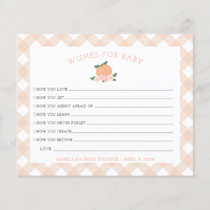 Sweet Peach Önskemål för babyvisningsspel