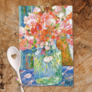 Sweet Peas Burk Theo van Rysselberghe Kökshandduk