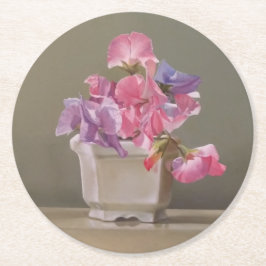 Sweet Peas Coaster Underlägg Papper Rund