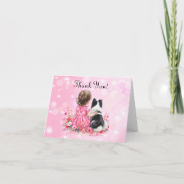 Sweet Personalized Baby Shower Thank you  Tack Kort