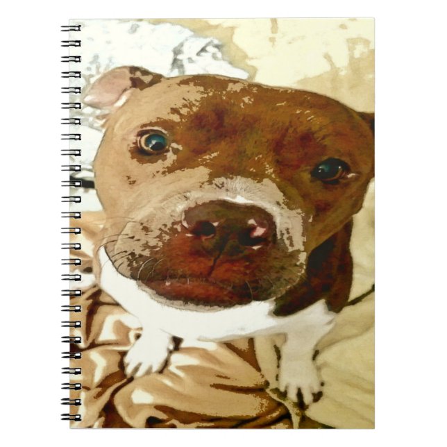 Sweet Pibble Ansikte Anteckningsbok (Framsidan)