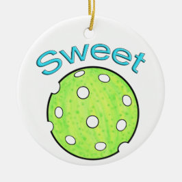 Sweet Pickle Pickleball Julgransprydnad Keramik