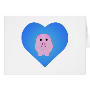 Sweet Piggy Kärlek OBS Kort