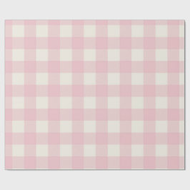 Sweet Pink Textured Pattern Wrapping Paper Presentpapper