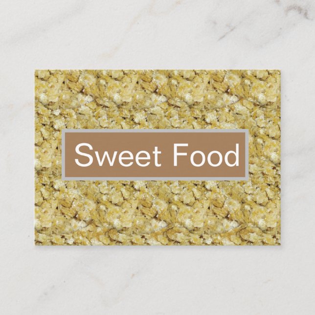 Sweet Poha Sweet Food Visitkort (Framsida)