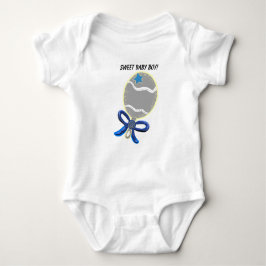Sweet Pojke Blue Bow Rattle T-Shirt