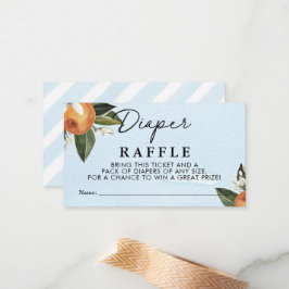 Sweet Pojke Clementine Boy Diaper Raffle Anteckningskort