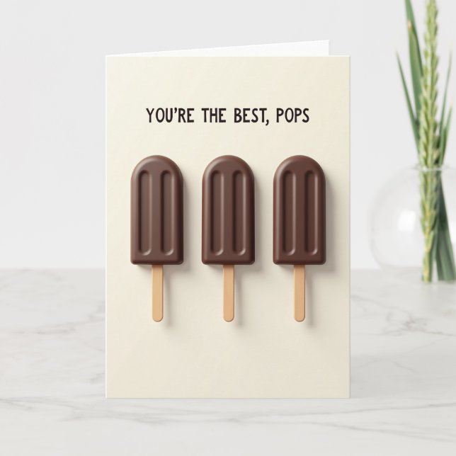 Sweet Pops Frozen Treat-kort Kort (Framsida)