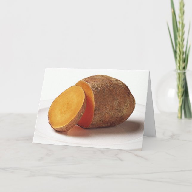 sweet potato greeting card kort (Framsida)