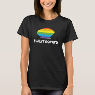 Sweet Potato Rainbow LGBTQ Funny Sweet Potato Yam T Shirt