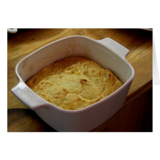 Sweet Potato Souffle Hälsningskort (Framsidan Horizontal)